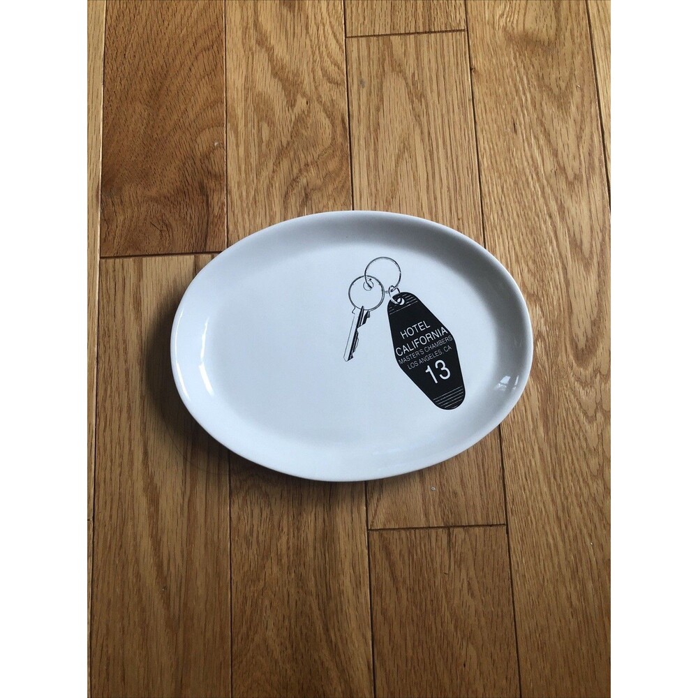 Lenny Mud hotel california key dish 8.5 inches Made in USA